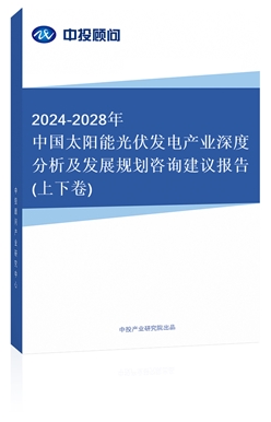 2018-2022年中國太陽能光伏發(fā)電產(chǎn)業(yè)深度分析及發(fā)展規(guī)劃咨詢建議報告